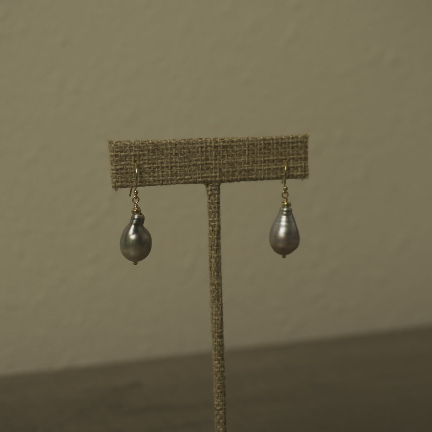Big Tahitian Pearl Earrings