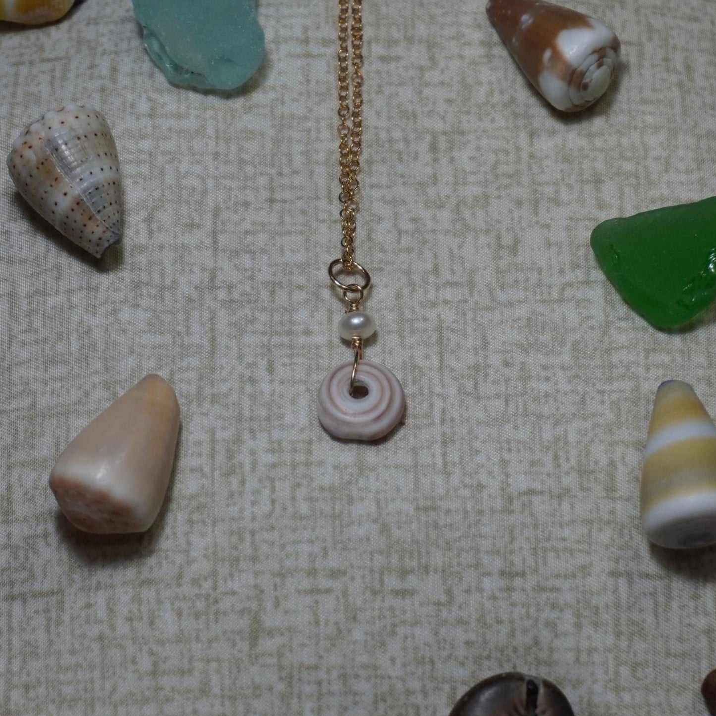 Tiny Puka Shell Necklace