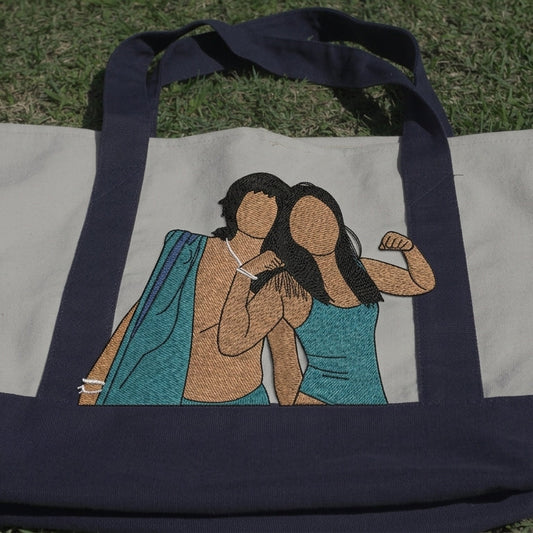Custom Embroidered Tote Bag