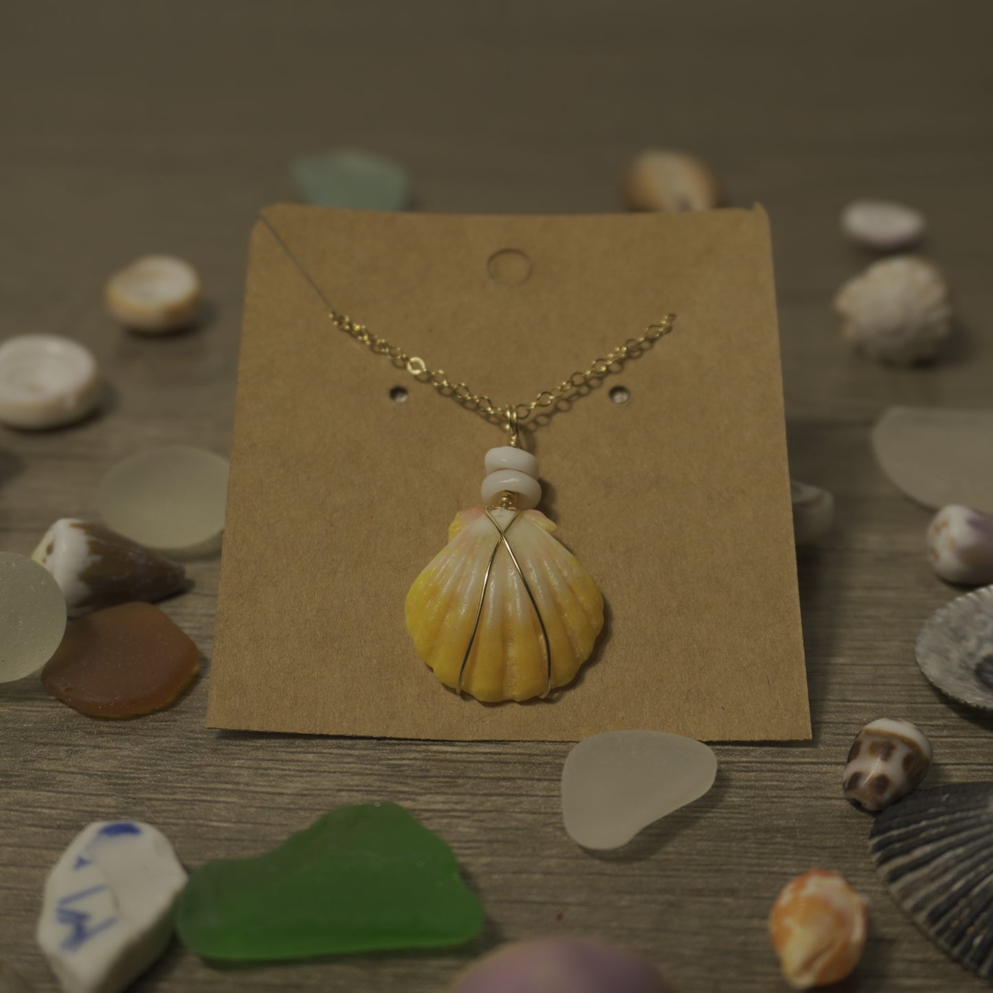 Sunrise Shell Necklace