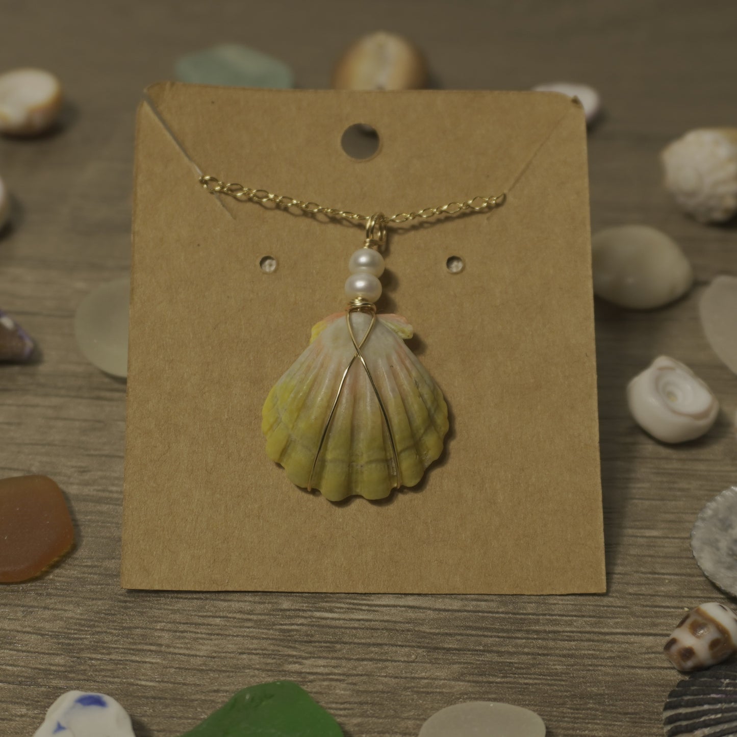 Moonrise Shell Necklace