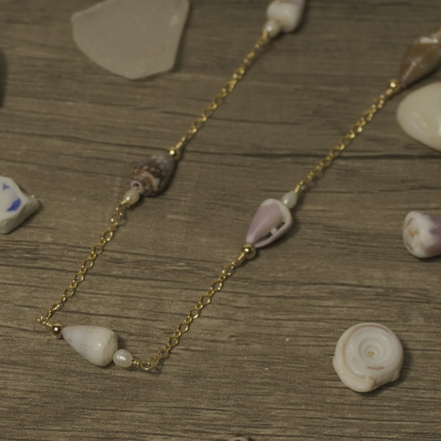 Dainty Multi Shell Necklace