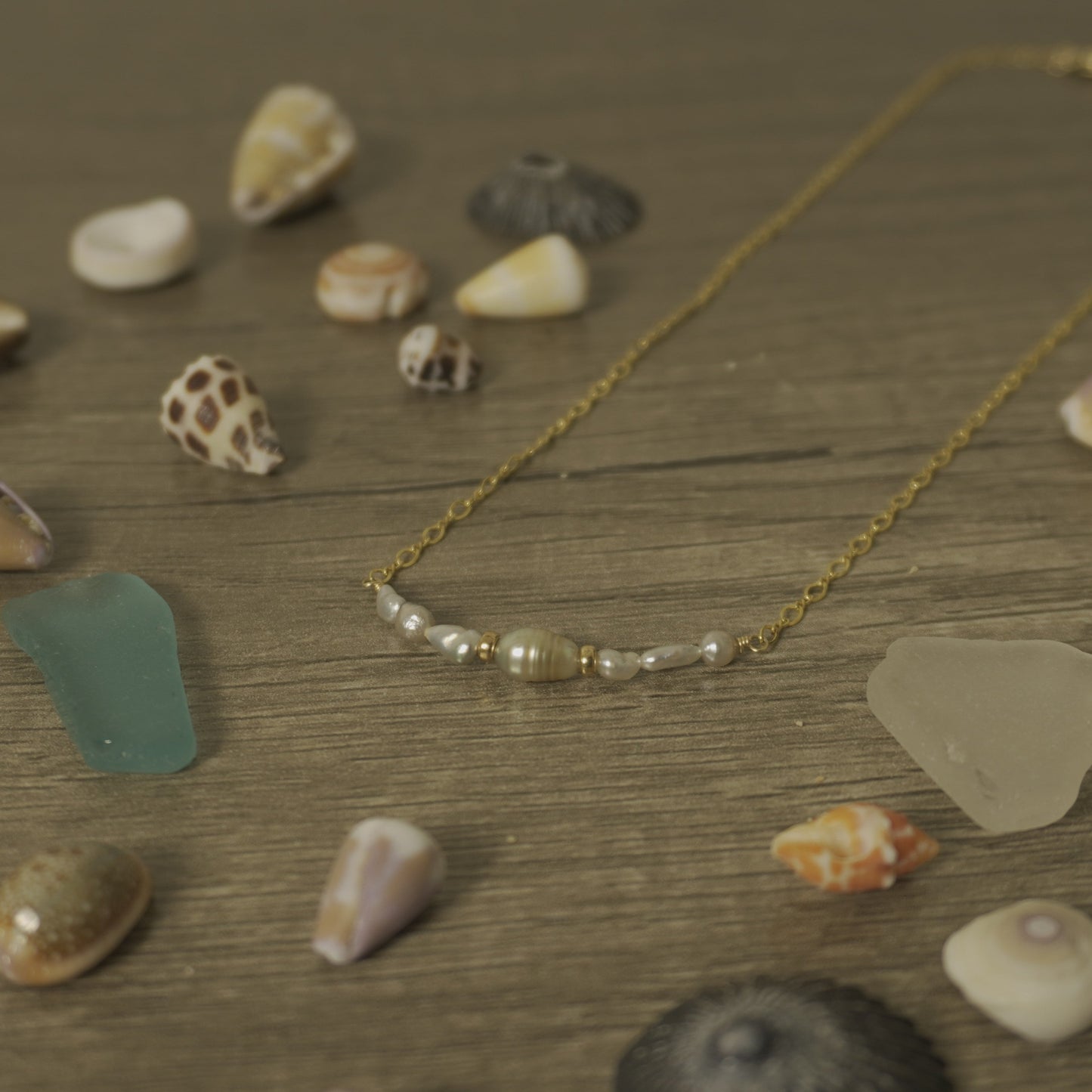 Keshi Pearl Necklace