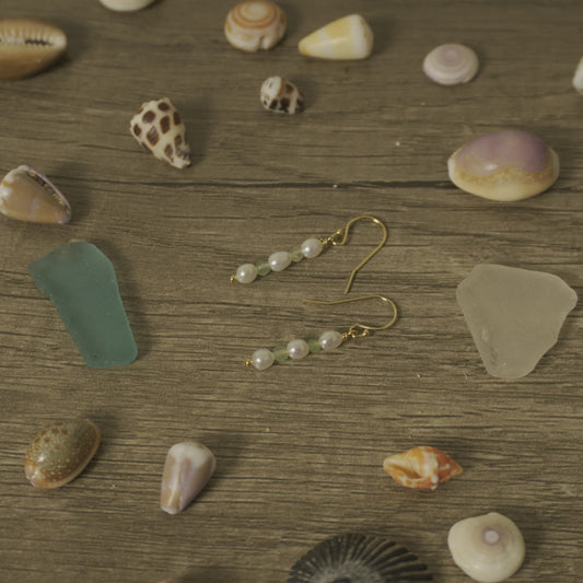 Freshwater Pearl Charm Earrings