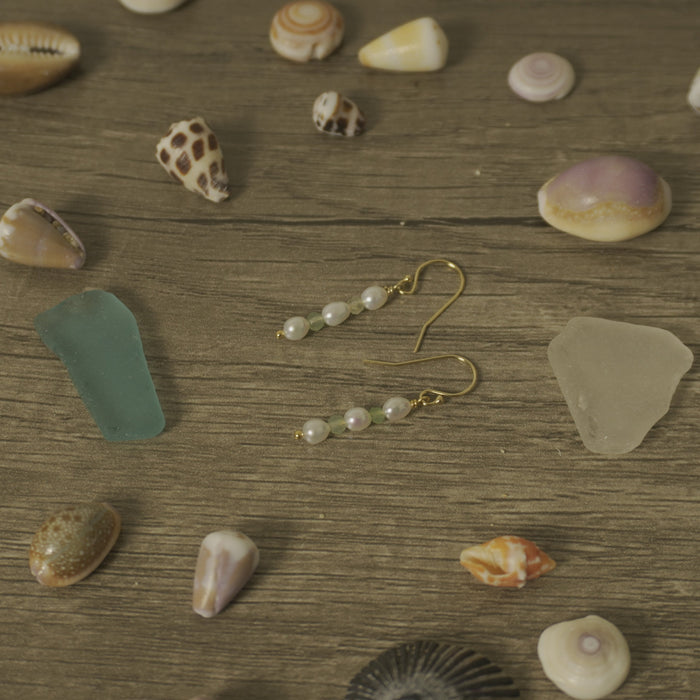 Freshwater Pearl Charm Earrings
