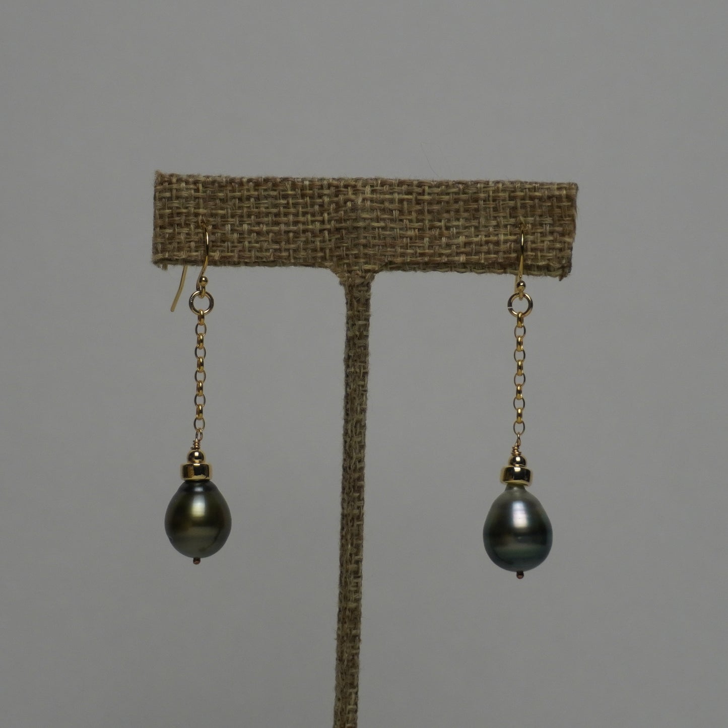 Lustrous Tahitian Pearl Drop Earrings
