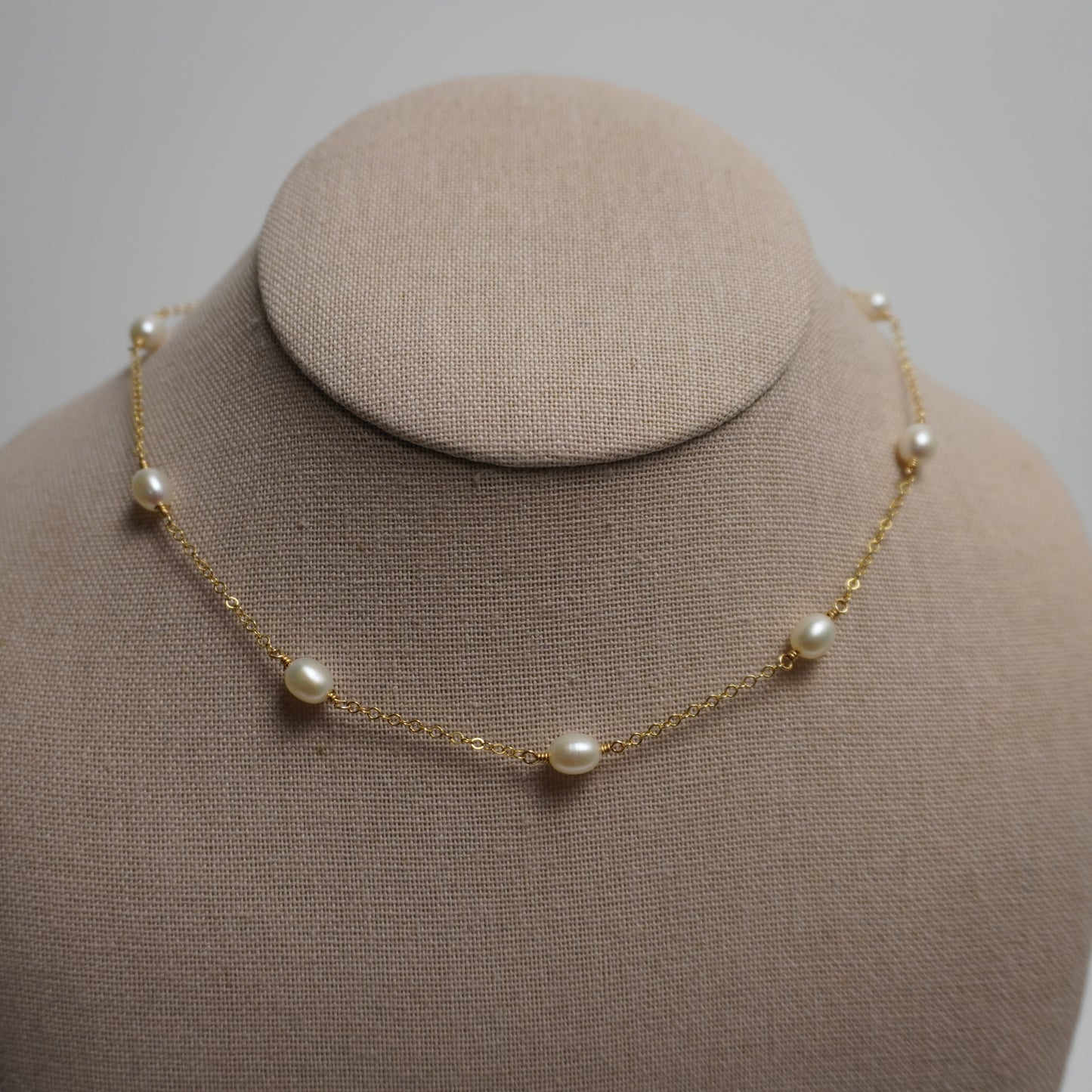 Delicate Freshwater Pearl Necklace