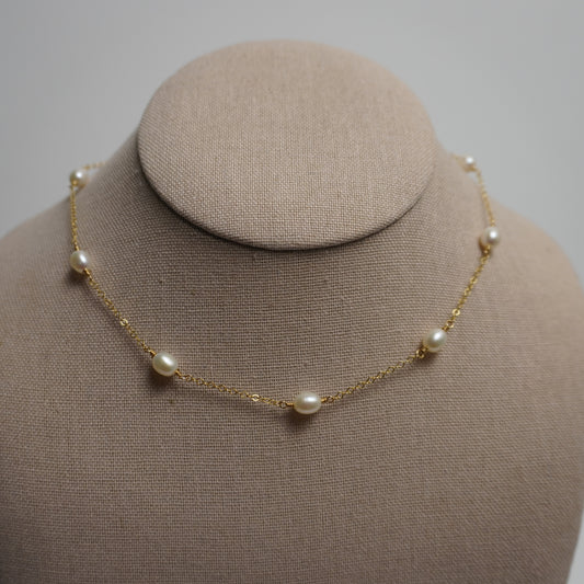 Delicate Freshwater Pearl Necklace