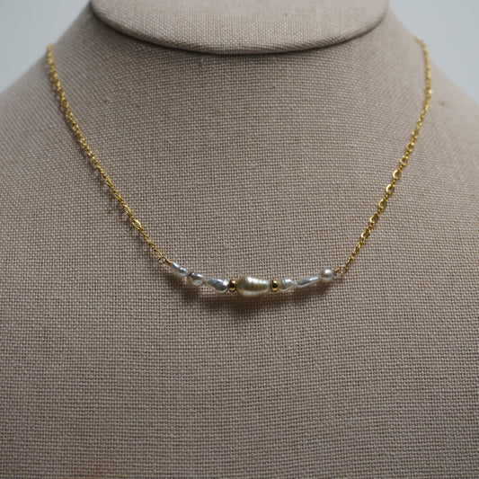 Tahitian Keshi Pearl Necklace