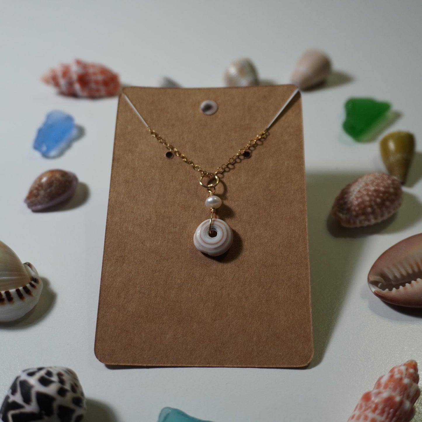 Tiny Puka Shell Necklace