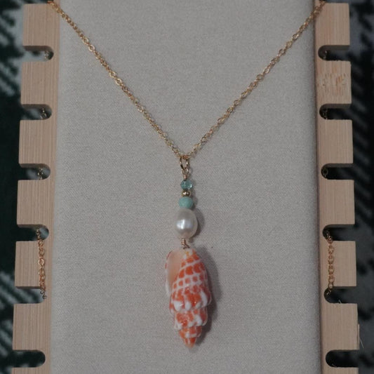Miter Shell Necklace