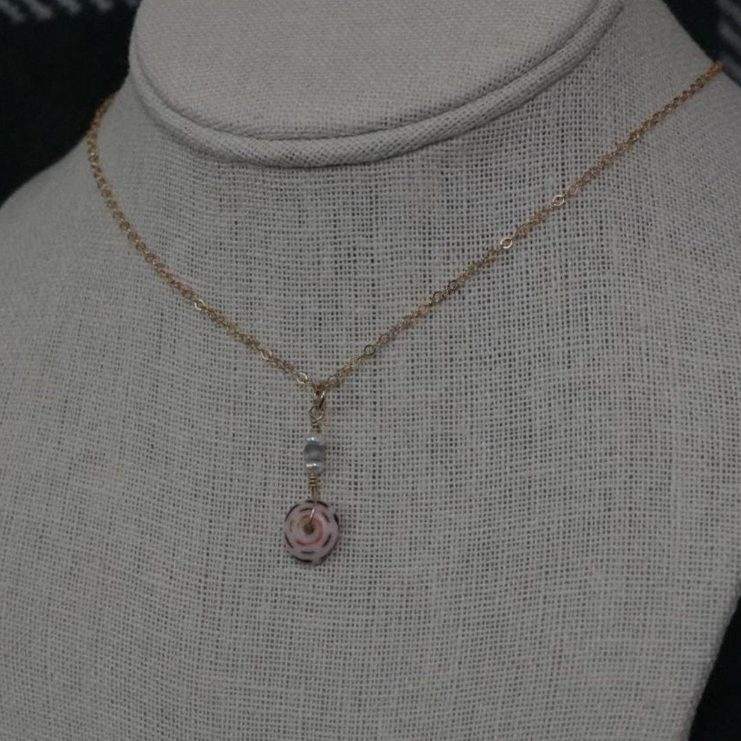 Hebrew Puka Shell Necklace