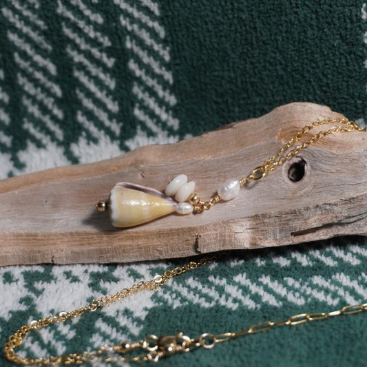 Cone Shell Puka Necklace
